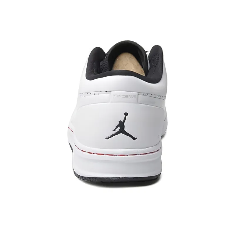 Jordan Alpha 1 Low White/Black Varsity Red-4