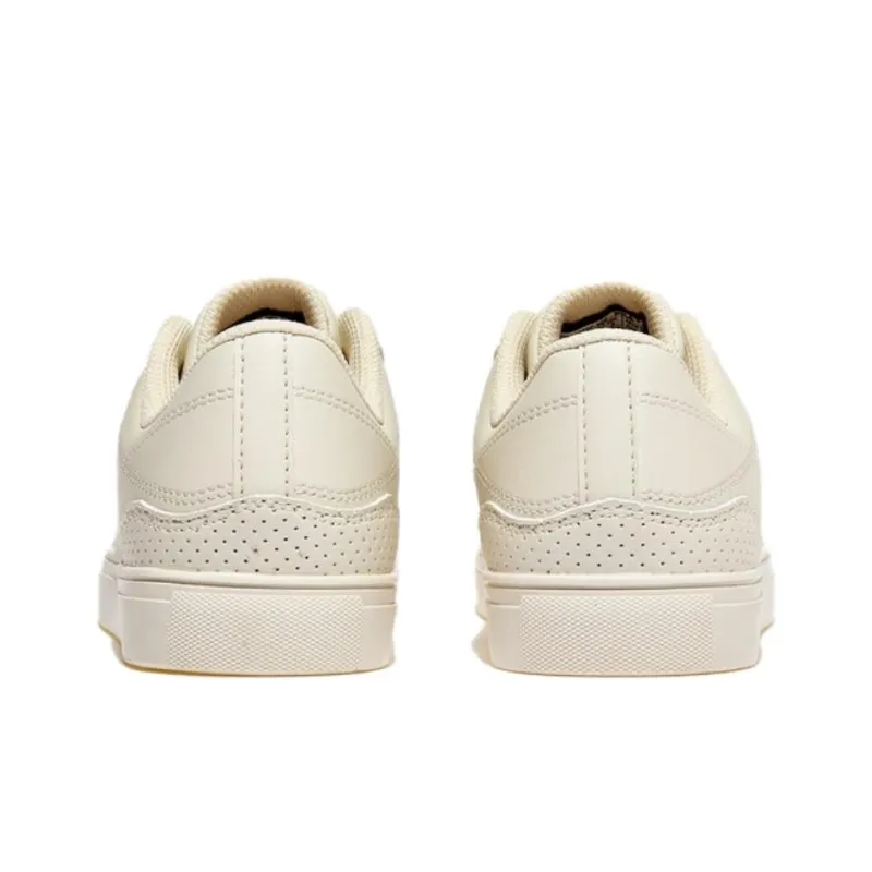 FILA Wear resistant And Lightweight Low Top Skateboard Shoes Unisex Beige Korean Style-3
