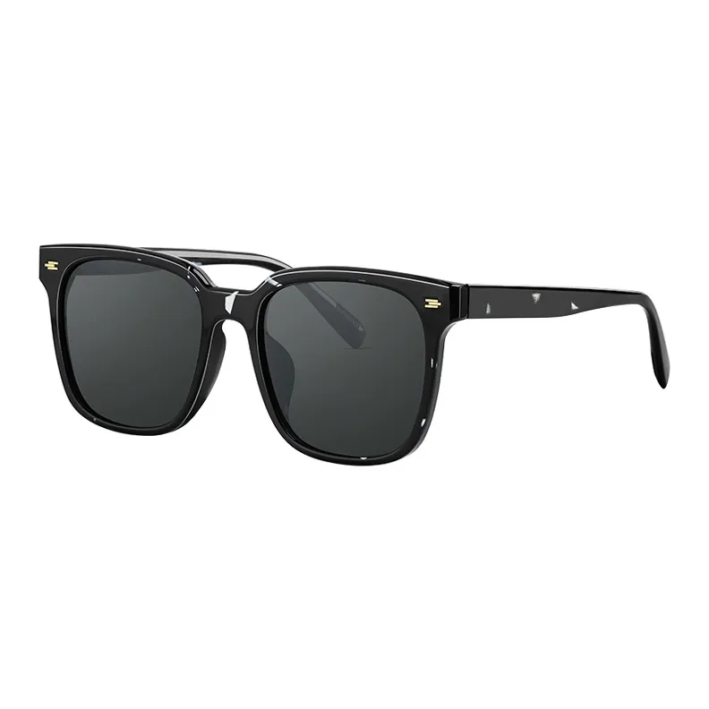 VEGOOS TR/Memory Plastic Square Sunglasses Unisex Black Frame-31