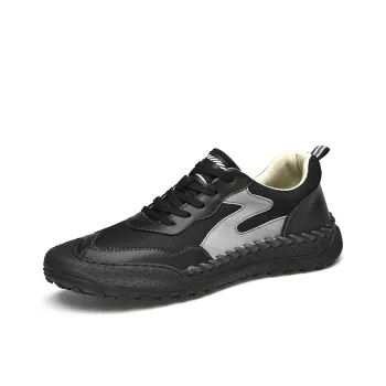 Bull charm Casual Shoes Men Low Top Black/Yellow/Gray