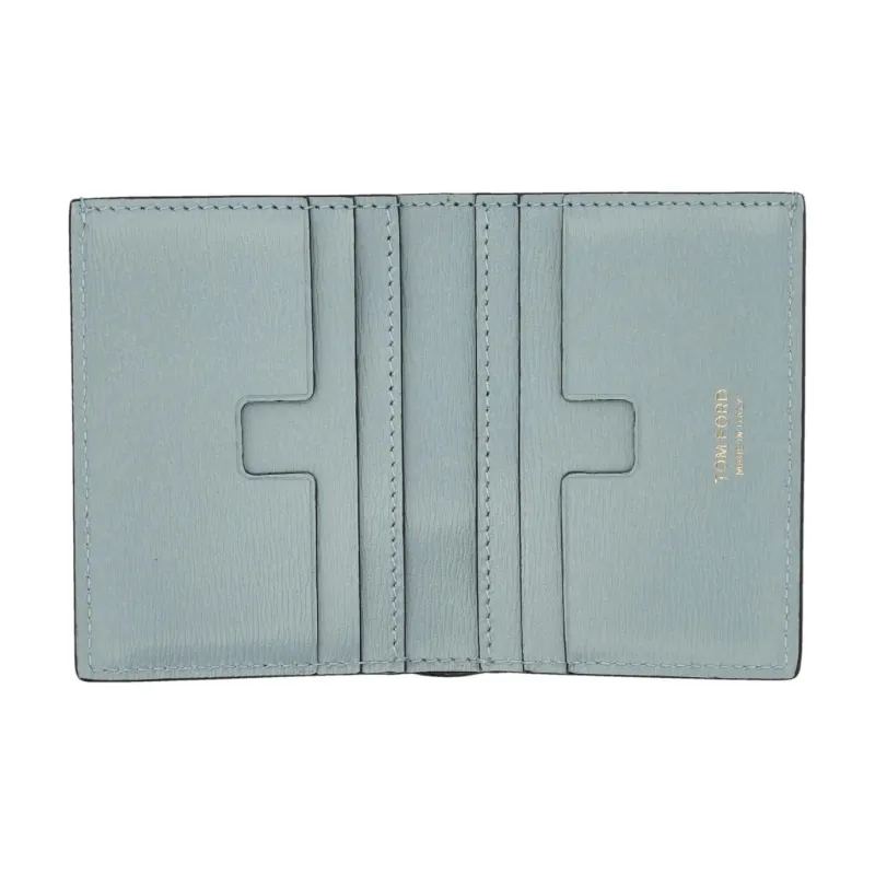 TOM FORD Logo Plaque Leather Cardholder-2