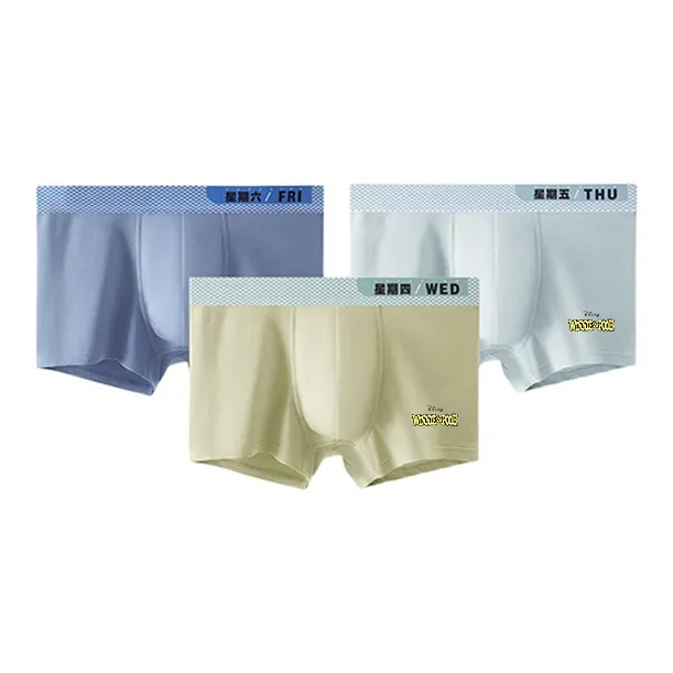 Disney 100% Cotton Boxer Briefs Men's 3 Pack-2