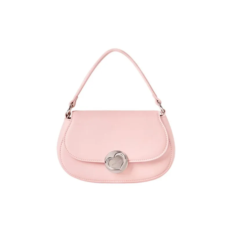 ONE TIME Synthetic Leather Crossbody Bag, Shoulder Bag Women's Cherry Blossom Pink/Red-1