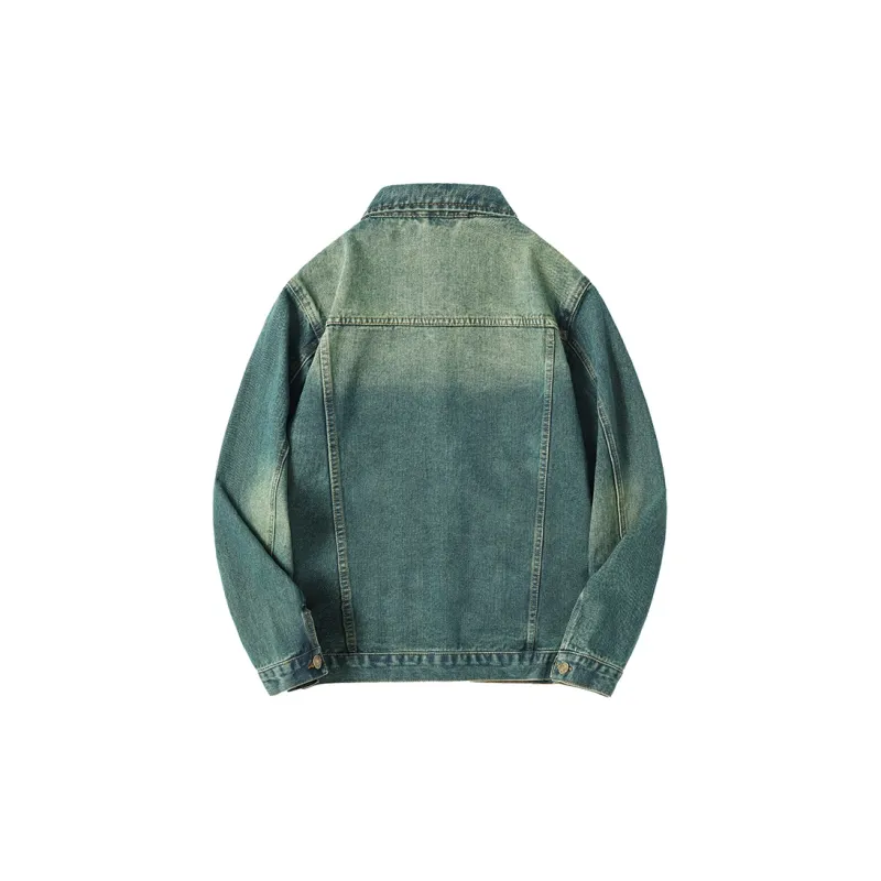SANTASTIC Denim Jacket Men's Sapphire Green-1