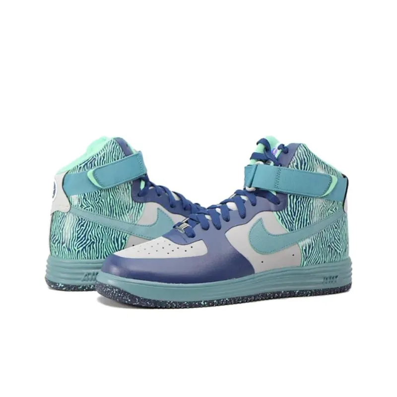 Nike Lunar Force 1 Ns Hi Prm Silver/Mineral Teal-2