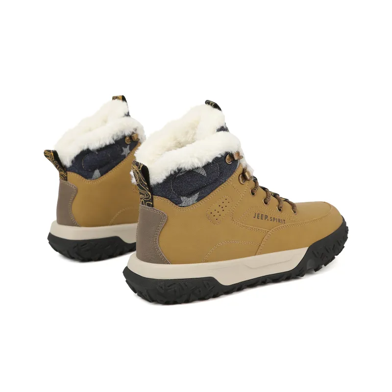 JEEP SPIRIT Yellow Boots Short Martin Boot Men's Sunrise Yellow-15