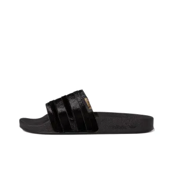 Adilette Women's Adidas Originals Slide 'Black Gold Metallic' Women's