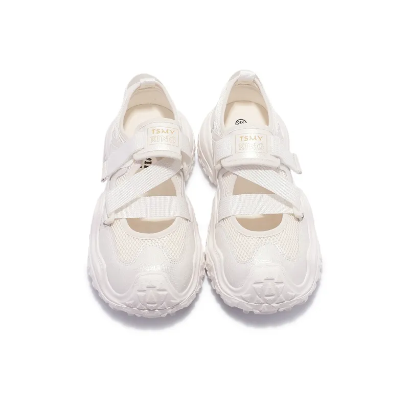 Miss Zhang Cushioned Slip-Resistant Abrasion-Resistant Low-Top Casual Shoes Women's Beige-4
