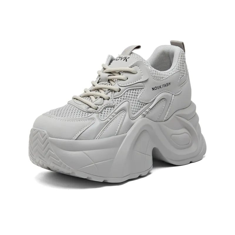 NRDROFFICIAL Lightweight Wear-Resistant And Slip-Resistant Low-Top Chunky Sneakers Women's-6