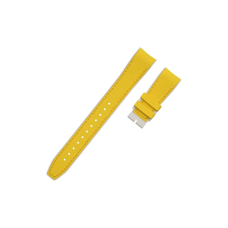 VAGENARI Rubber Strap Compatibility Universal Pilot Chronograph 41mm IW388101 IW388103 Watch Band Unisex-5