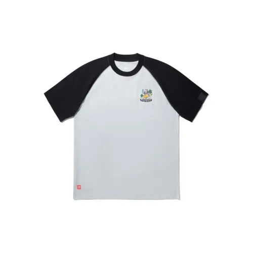 Billionaire Boys Club X LiNing T-Shirts Men Heather Gray Black