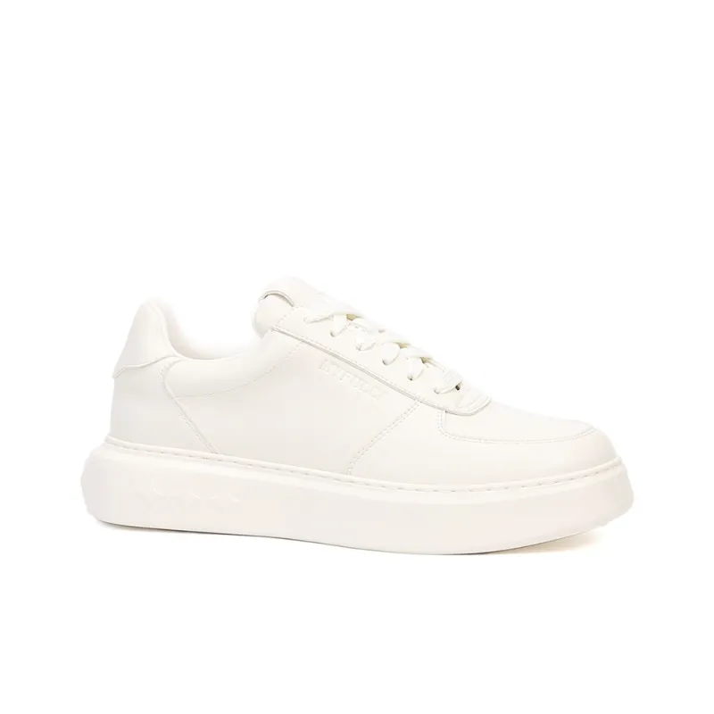 MYFULER Men's Casual Shoes Men's White-3