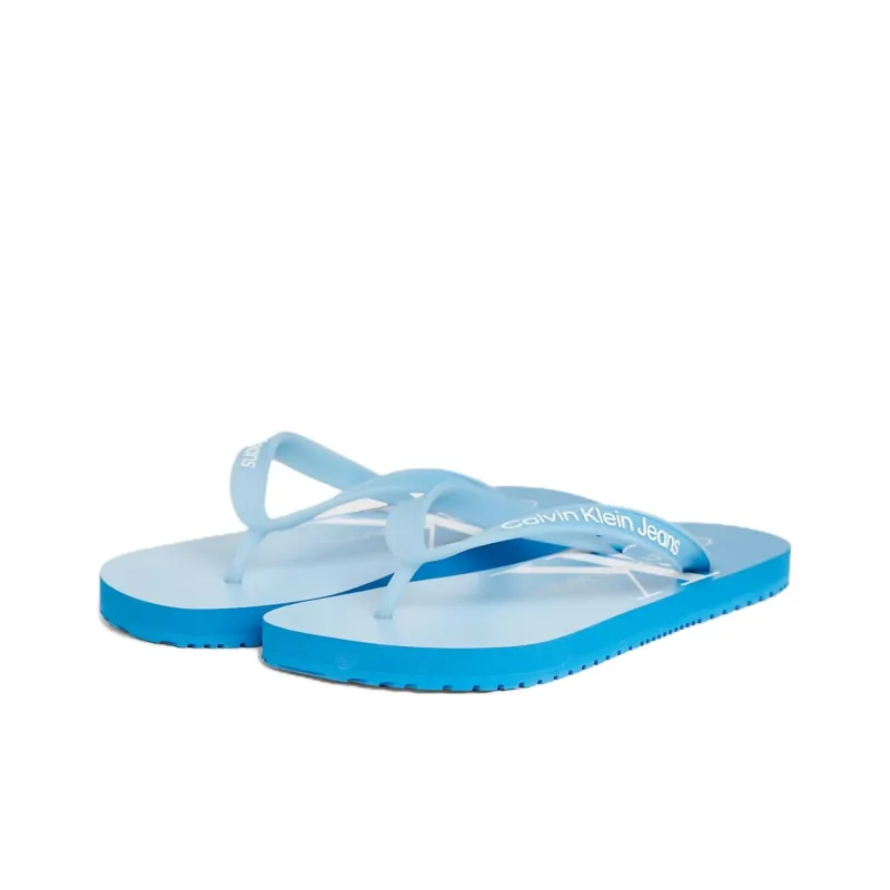 CKJ CALVIN KLEIN JEANS Flip Flops Women's Blue-2