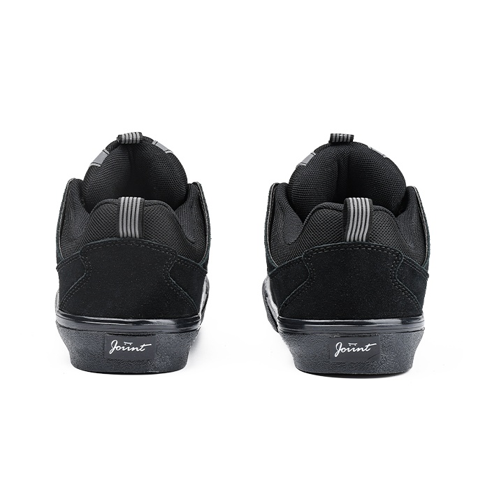GOLUCK Skateboard Shoes Unisex Low-Top Black Black US M 8