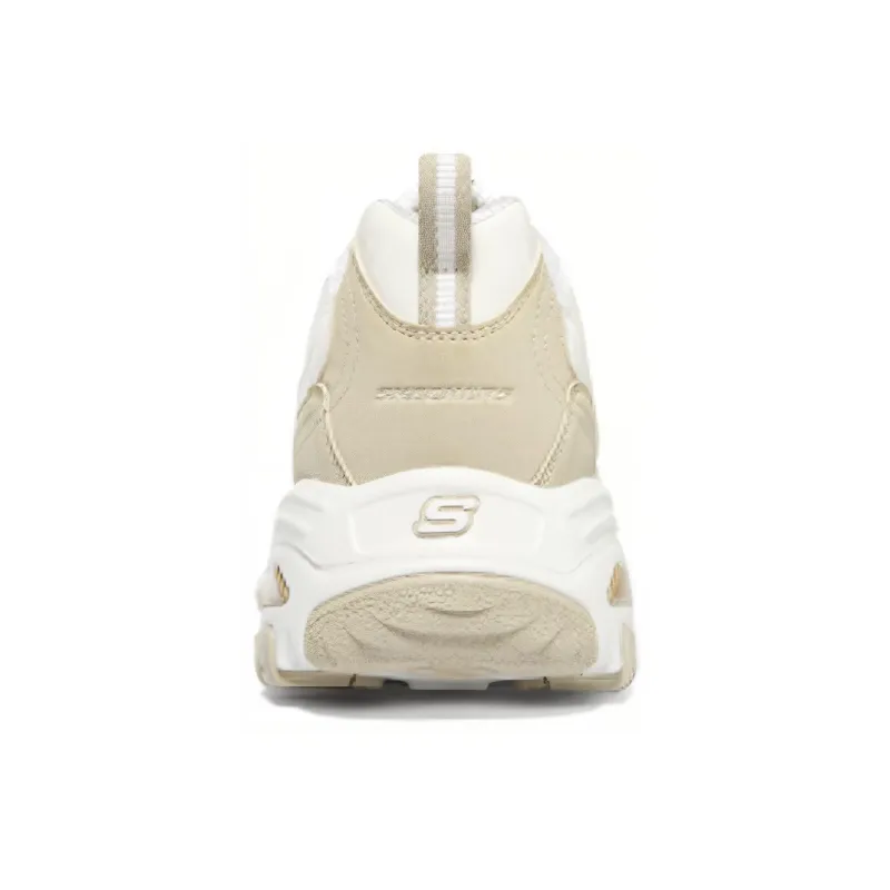 Skechers DLites 1.0 'White Beige'-3