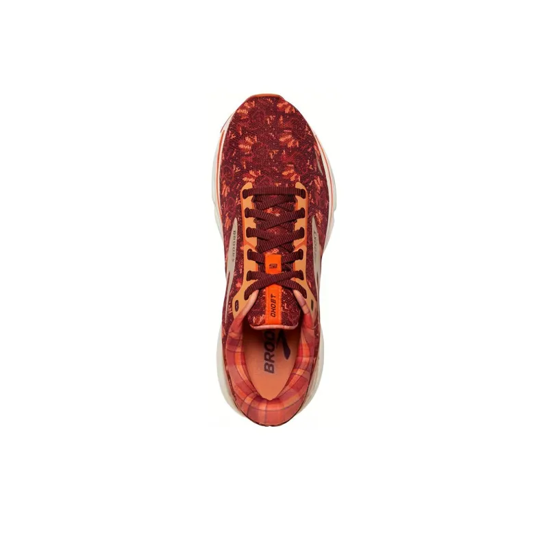 Brooks Ghost 15 Anti Slip Wear Resistant Low Top Running Shoes Men's Orange-2
