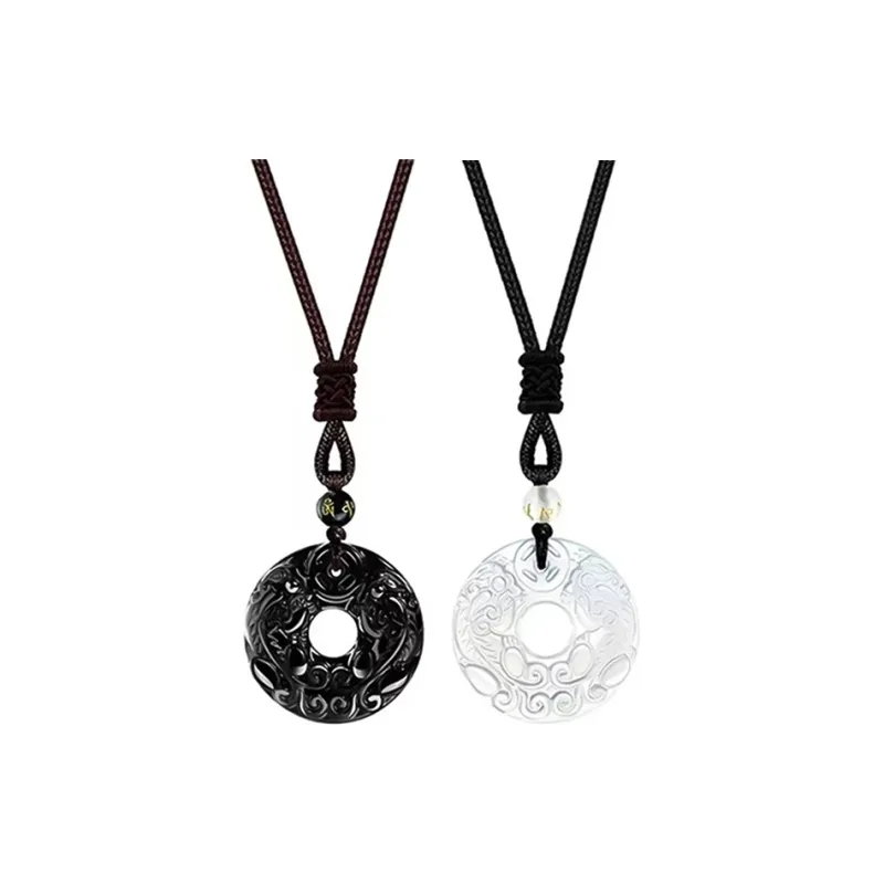 LIU GUI FU JEWELRY Chalcedony Jade Necklaces Unisex-2