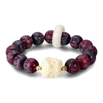There Is You In The Long World White Jade Bodhi Bracelets Unisex