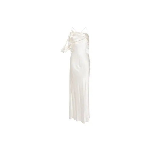 Michelle Mason Slip Dresses Women's White