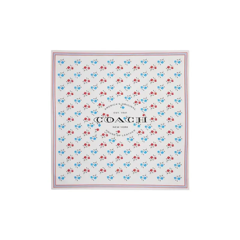 COACH Silk Scarves Women's Multicolor-0