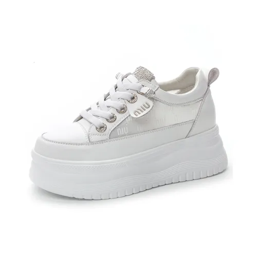 NRDROFFICIAL Casual Shoes Women's Low-Top White