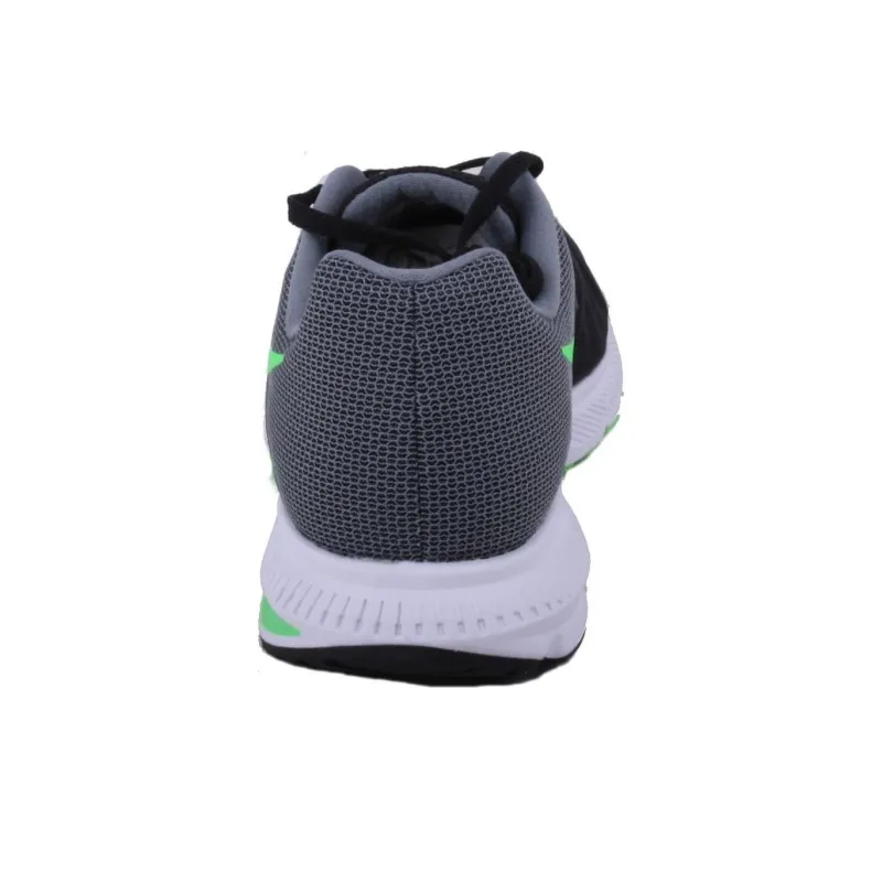 Nike ZOOM Winflo 2 Slip Resistant, Abrasion Resistant Cushioning Low Top Casual Running Shoes Men's Black White Gray-3