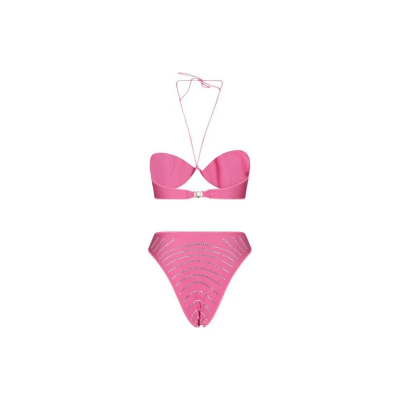Oséree Embellished Halterneck Bikini Set-1