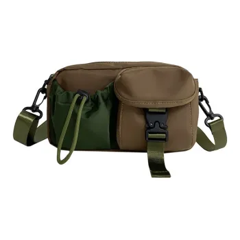 Barang Bear Oxford Crossbody Bag Regular Unisex Multicolor