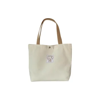 PINK·LAND Canvas Canvas Bag Shoulder Bag Handbag Small Size Women's Beige Black/Purple/Red/Emerald Green/Dark Green