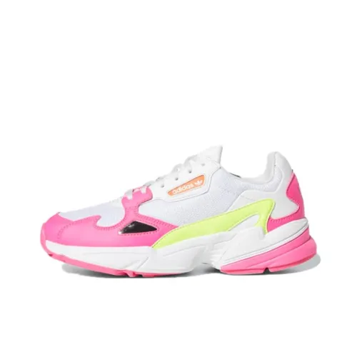 Adidas Falcon Shock Pink Solar Yellow Women's