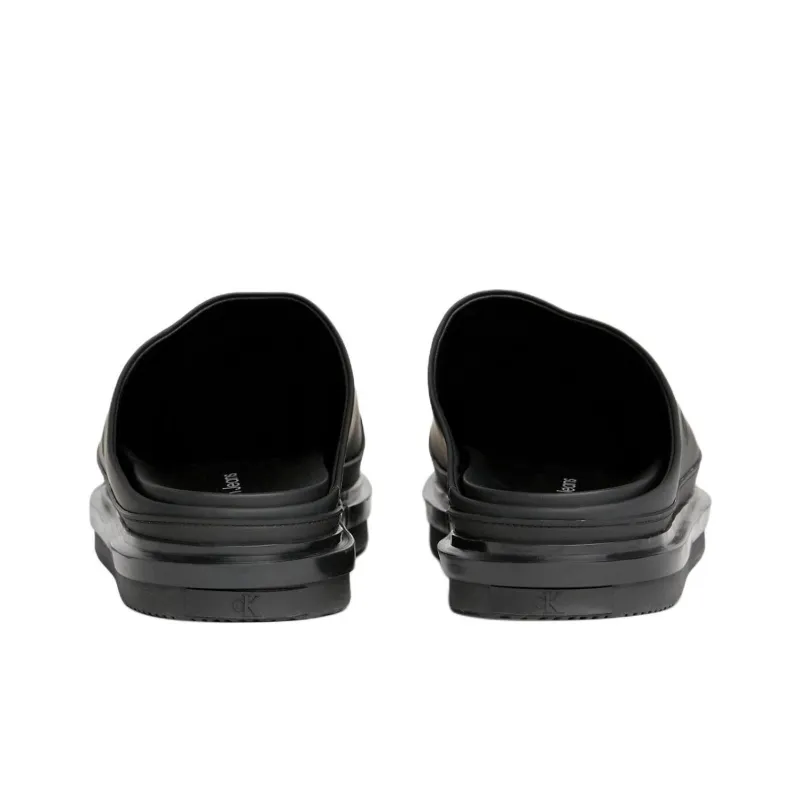 CALVIN KLEIN Wrap-toe Slippers Men's Black-3