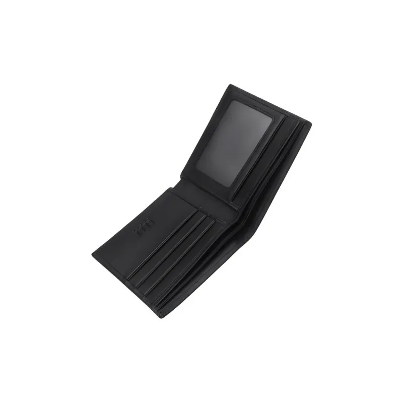 ELLE HOMME Cow Leather Wallet Regular Men's Black-2