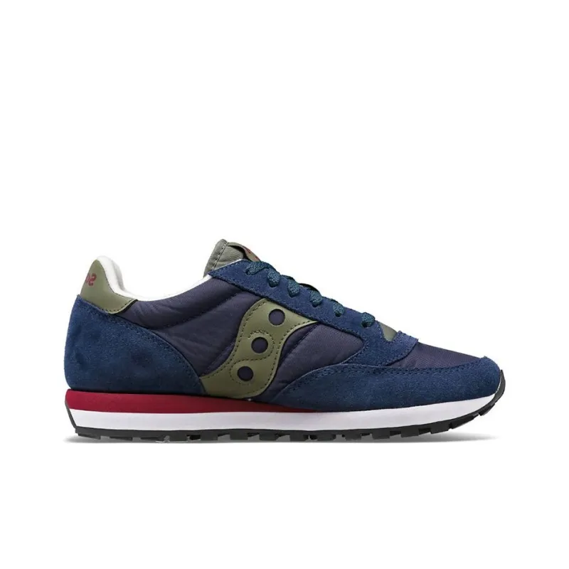 Saucony Jazz Original Cushioning Anti-Slip And Wear-Resistant Low-Top Running Shoes Men's Turquoise Standard M-1