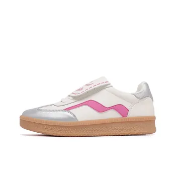 MASONONCE German Army Trainers Low-Top Casual Shoes Women's Silver Pink