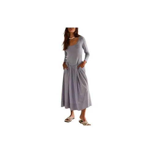 FREE PEOPLE Long-Sleeved Dresses Women's Aleutian/Aleutian Language