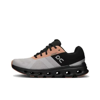 On Cloudrunner Cushioned Anti Slip Wear Resistant And Water Resistant Low Top Running Shoes Women's Black