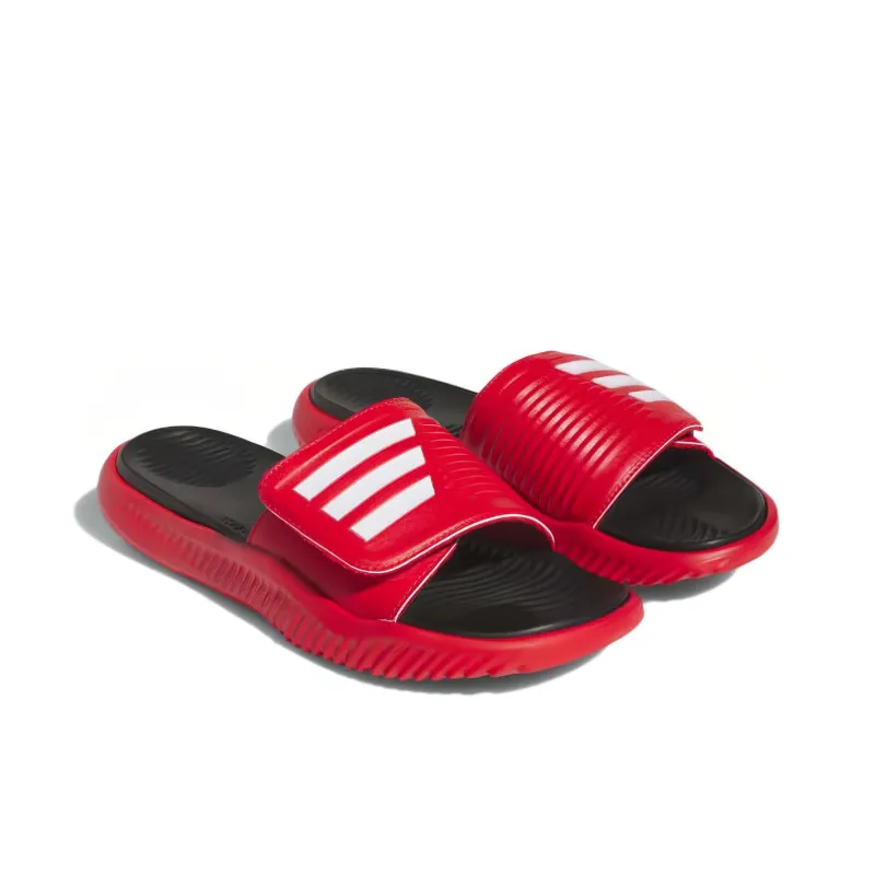 Adidas Alphabounce Slides 'Red'-2