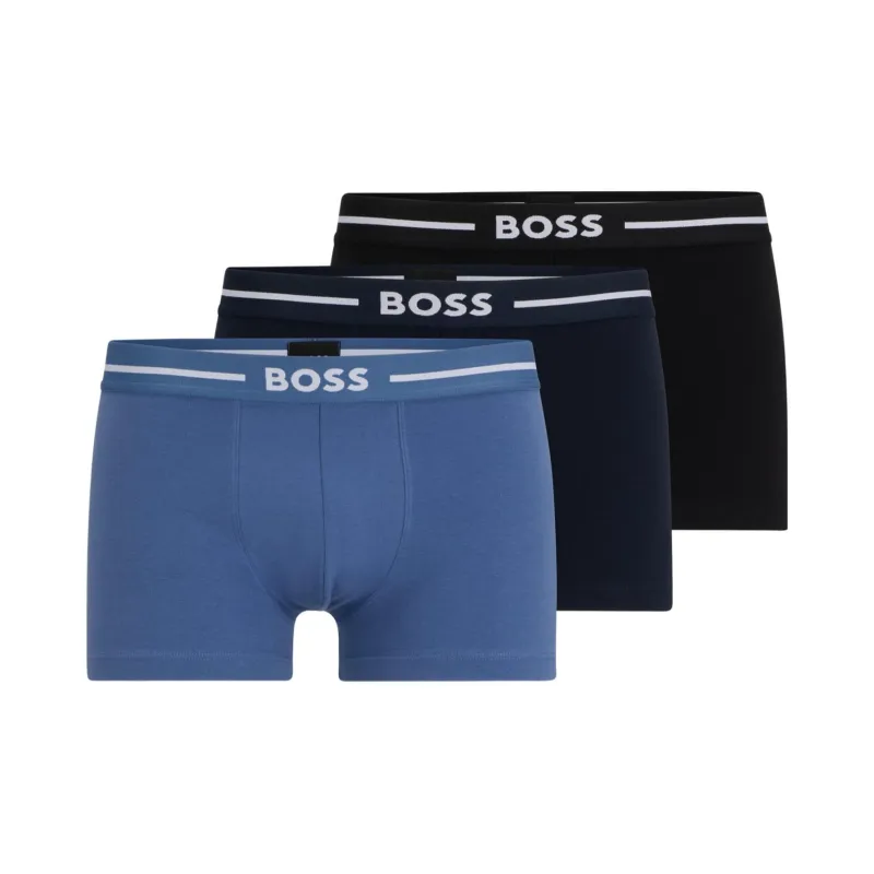 HUGO BOSS Logo waistband Boxers Pack Of Three-0