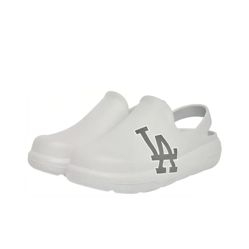 MLB Sandal Chunky Bouncer Rubber Sole Abrasion Resistant Closed Toe Slippers Unisex Gray-2