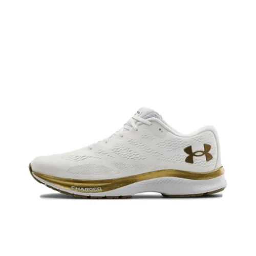 Under Armour Charged Bandit 6 Running Shoes Women's Low-Top White/Gold