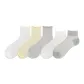 5 Pack (Lace Trim Milk White+Lace Trim Milk Yellow+Lace Trims Gray+Plain Neck Milk White+Plain Neck Gray)