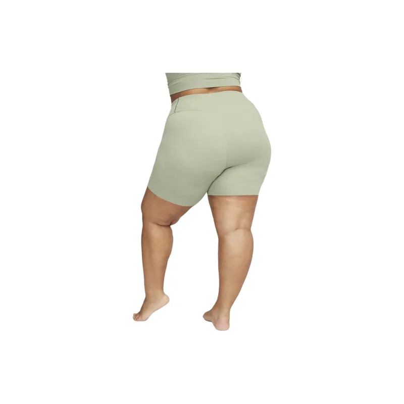 Nike Zenvy Women's Gentle-Support High-Waisted 8' Biker Shorts Sports Shorts Women's Oil Green-1
