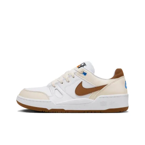 Nike Full Force Skateboard Shoes Men Low-Top White Beige