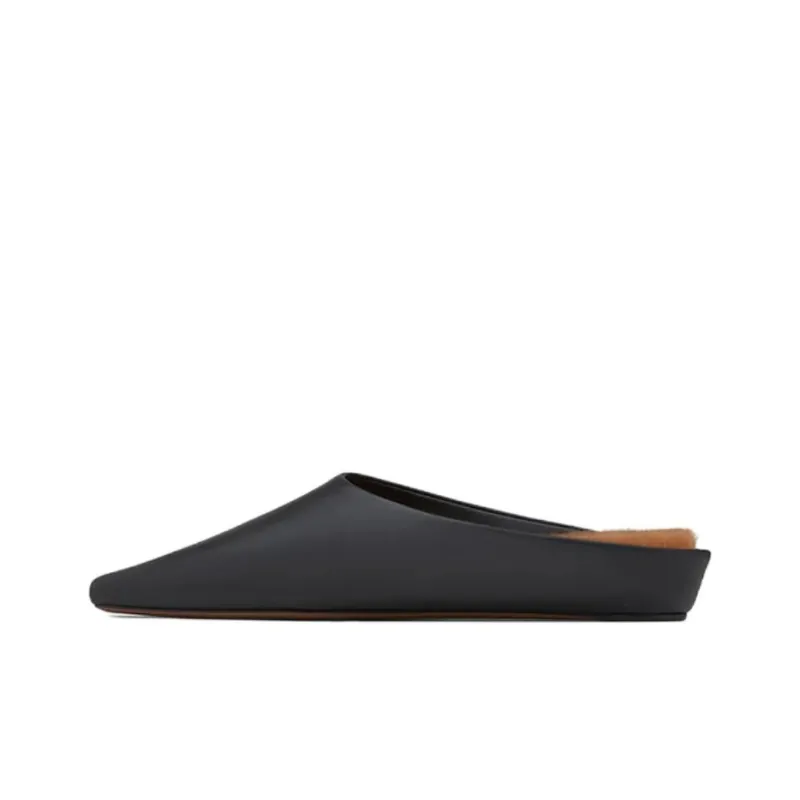 NEOUS Closed Toe Slippers 3cm Women's Black-0