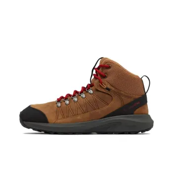 Columbia Trailstorm Anti-Slip Wear-Resistant Mid-Top Trekking Shoes Men's Brown