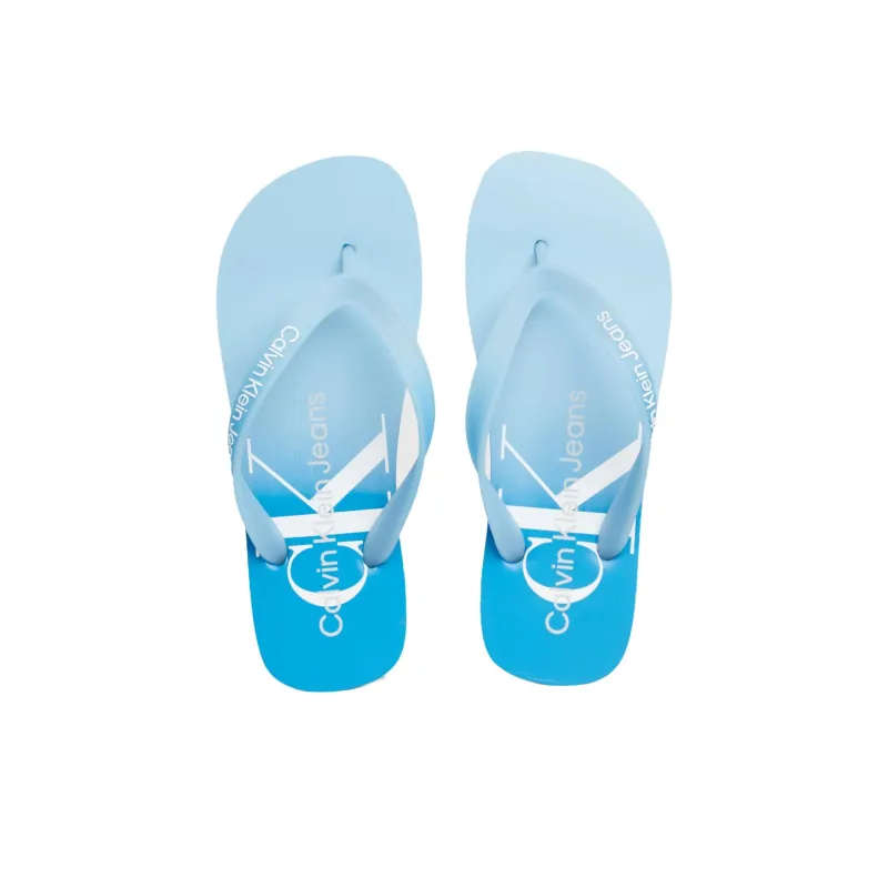 CKJ CALVIN KLEIN JEANS Flip Flops Women's Blue-3