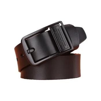 AAJF 2024 New Arrival Genuine Leather Belt Men's Genuine Leather Belt Vintage Pure Cow Leather Belt Men's