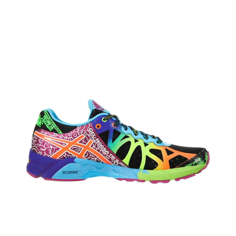 Asics Gel-Noosa Tri 9 Running Shoes Women's Low-Top Black/Green/Purple-1