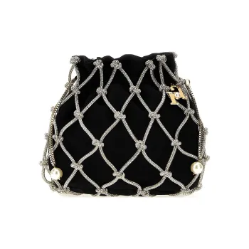Rosantica Selene Capri Velvet Shoulder Bag