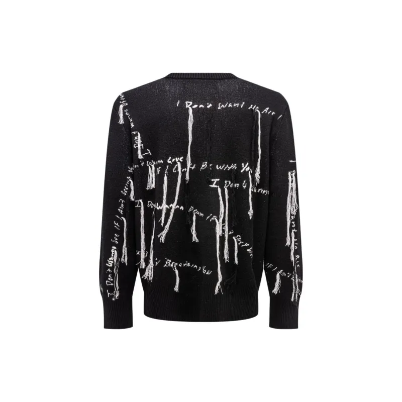 NATASHA ZINKO Sweater Men's Black-1